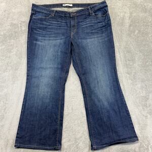 Levi's Women's Style 590 Bootcut Jeans Dark Wash Size 22W 36x32